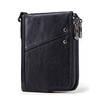 RFID 100 Leather Horse Leather Wallet Men Small Portomonee Male Cuzdan Short Coin Purse PORTFOLIO Card Holder Money Bag