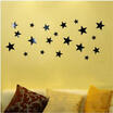 3D Mirror Wall Sticker 20 Star DIY Art Mural Home Room Decor Acrylic Decals