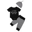 Infant Baby Boy Outfits Clothes Little Brother Romper Jumpsuit Pants 3pcs Set