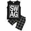 2pcs Toddler Kids Baby Boy T-shirt TopsCasual Pants Trouser Clothe Outfit Set E