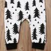 Christmas Tree Kids Baby Boys Girls Hooded One Piece Romper Jumpsuit Clothes