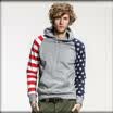 Mens Hoodie Sweatshirt Sweater Hooded Floral Tops Jacket Coat Outwear Pullover