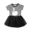 USA Baby Girls Summer Tulle Dress Kids tutu Skirt Outfit Clothes Casual Sundress