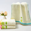 Vogue Jieyu cotton towel gift box filled pond moonlight comfortable soft adult towel 2 loaded 33 72cm powder green
