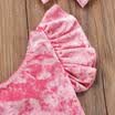 Newborn Baby Girls Silk Shiny Bodysuit Romper Jumpsuit Outfits Clothes 0-18M