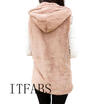 Women Winter Hooded Vest Warm Hoodie Waistcoat Faux Fur Cardigan Jacket Coat Top