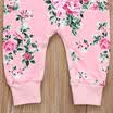 Kids Baby Girls Floral Jumpsuit Romper Long Sleeve Clothes Casual Outfits Pink
