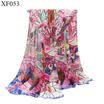 2018Fashion scarves ladies chiffon long section scarf thin shawl Sun Beach towel