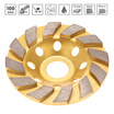 100mm 4 Diamond Segment Grinding Wheel Disc Bowl Shape Grinder Cup 22mm Inner Hole Concrete Granite Masonry Stone Ceramics Terraz 100mm 4 Diamond Segment Grinding Wheel Disc Bowl Shape Grinder Cup 22mm Inner Hole Concrete Granite Masonry Stone Ceramics Terraz