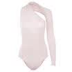 Womens One Shoulder Ripped Jumpsuit Ladies Evening Party Playsuit Leotard Top