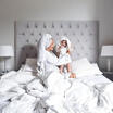 Infant Kid Baby Hooded Bath Robe Cute Rabbit Ear Bathing Towel Sleepwear Pajamas
