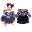 UK Stock Newborn Baby Girls Romper Jumpsuit Bodysuit Tutu Dress Clothes Outfit