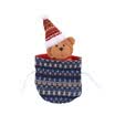 New&new fine art Christmas apple bag gift bag handbag Christmas Eve Christmas decoration supplies creative small gift bag scene layout supplies bears