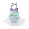 AU Toddler Baby Girls Swimsuit Mermaid Swimsuit Swimwear Beachwear Bathing Suit