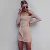Womens Bandage Bodycon Sleeveless Evening Party Cocktail Club Sexy Mini Dress
