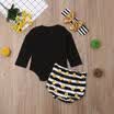 Newborn Toddler Baby Girls Clothes Romper Bodysuit Headband Shorts Outfits Set