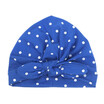 Dot Baby Girl Hat with Bow Candy Color Baby Turban Cap for Girls Elastic Infant Accessories 1 PC
