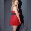 US Christmas Women Sexy Lingerie Dress Sleepwear Underwear Costume Plush Size