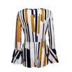 US Women Chiffon Loose Tops Long Sleeve Zip V Neck T Shirt Casual Blouse Shirt