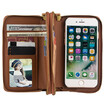 New iPhoneX Mobile Phone Holster 2in1 Multi-function Card Flip Wallet Shell Brown