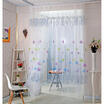 Sheer Voile Ruffle PinkGreen Beige Window Kitchen Curtain Tiers or Valance