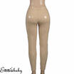 US Women Sexy PU Leather Yoga Pants Hip Push Up Workout Stretch Leggings Trouser