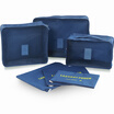 Jingdong Supermarket space excellent goods travel travel clothing classification bag storage package 6 sets of cyan