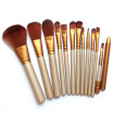 King Love Star 12 PcsSet makeup brushes Cheap beauty tools Wooden Handle foundation eyeshadow eyeliner brushes