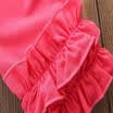 Toddler Kids Baby Girl Summer Outfits Flower Clothes T-shirt TopsPants 2PCS Set