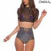 Emmababy Sexy Women Laser Wet Look Shorts Shiny Dance Party Hot Pants Clubwear