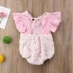 Newborn Infant Baby Girl Floral Romper Bodysuit Jumpsuit Outfits Sunsuit Clothes