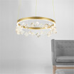 Baycheer HL487599 Personality Exclusive Post Modern LED Crystal Ring Chandelier 1575 Warm LED