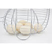 Chicken Egg Basket Holder Metal Wire Hen Shaped Kitchen Storage Rack Home Decor