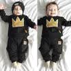 Toddler Baby Boy Girls Crown Tops T-shirtLeggings Outfits Set Tracksuit Clothes