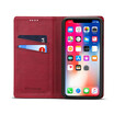 New iPhoneXS Max Mobile Shell Apple 8 Leather Case Clamshell Card Wallet Red