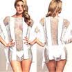 UK Womens Beachwear Swimwear Lace Bikini Beach Wear Cover Up Kaftan Summer Dress