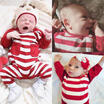 AU Stock Newborn Baby Boy Girl Christmas Romper Bodysuit Jumpsuit Outfit Clothes