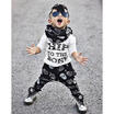 Summer Baby Boy Toddler Casual T-shirt TopsHarem Pants 2pcs Outfits Set