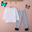Elephant Newborn Baby Boys Long Sleeve Tops Pants Home Outfits Set Clothes 0-24M