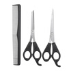 3Pcsset Hair Cutting Thinning Scissors Set Hair Scissors Hair Comb Set Professional Hairdressing Shears With Hair Comb
