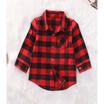 Cute Baby Kids Boys Girls Long Sleeve Shirt Plaids Checks Tops Blouse Clothes AU