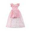Toddler Kid Baby Girls Backless Jumpsuit Romper Bronzing Dress Outfits Clothes