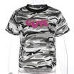 Women Ladies Loose Short Sleeve Casual Fashion Summer T-shirt camouflage shirt