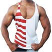 Gym Men Muscle Sleeveless Tank Top Tee Shirt Bodybuilding Sport Fitness Vest UK