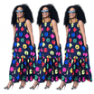 Plus Size Womens Boho Long Maxi Dress Loose Beach Holiday Casual Summer Kaftan