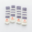 4Pcs Furniture Table Chair Foot Leg Knit Socks Cover Pads Floor Protector New