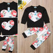 AU Toddler Kids Baby Girl Infant Clothes T-shirt Top Pants Outfit Sets Tracksuit