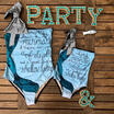 Family Matching Swimwear Mother Daughter Women Kids Baby Girls Swimsuit Bikini