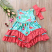 Princess Baby Kid Girl Flamingo Dress Tulle Party Dress Skirts Outfits Sundress