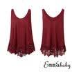 UK Sexy Womens Summer Chiffon Sleeveless Vest Shirt Blouse Ladies Top Size 6-12